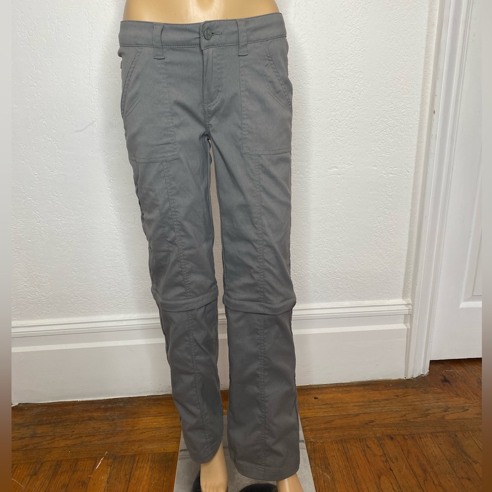 PrAna Monarch Convertible Pant In Coal Gray Women’s Size 6